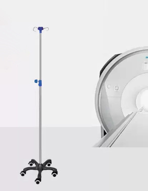 MRI Mobile Portable IV Pole Stand Stainless Steel Infusion Stand